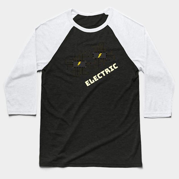 ELECTRIC Baseball T-Shirt by Craftshirt